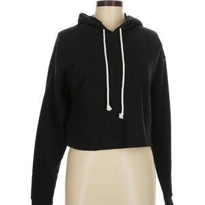 Wild Fable Cropped Black Hoodie